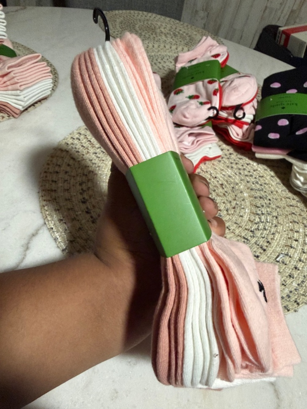 kate spade 6pairs quarter socks - Picture 4 of 4